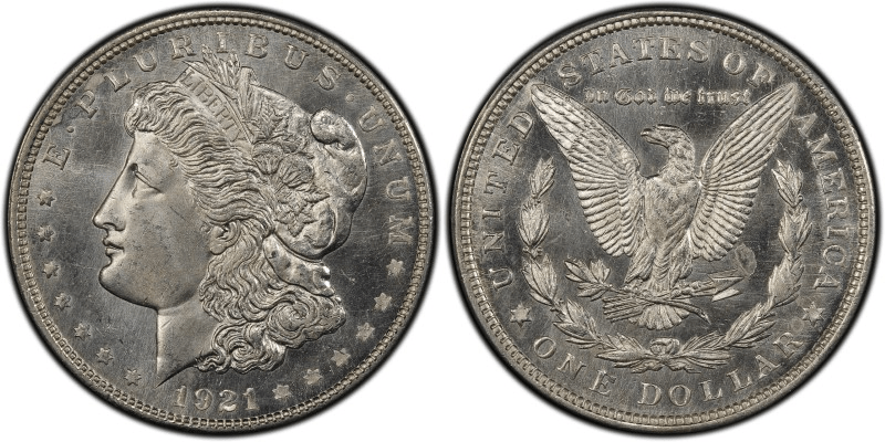 1921 Morgan Silver Dollar Prooflike