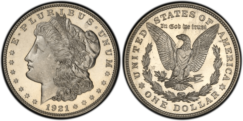 1921 Zerbe Morgan Silver Dollar Special Strike