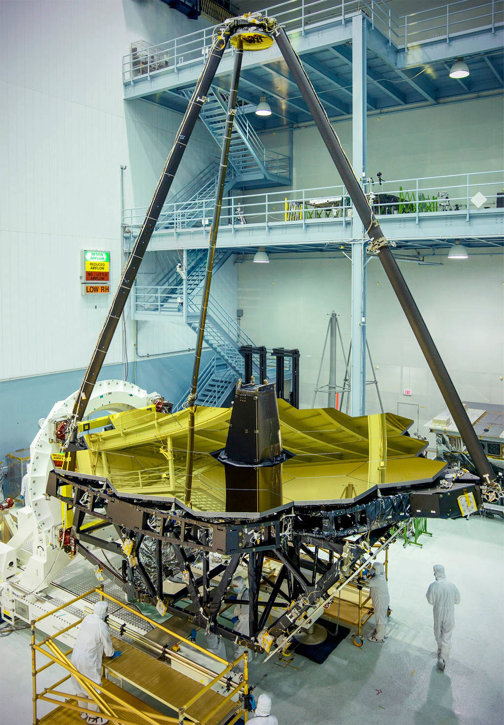 James Webb Space Telescope's Golden Mirror