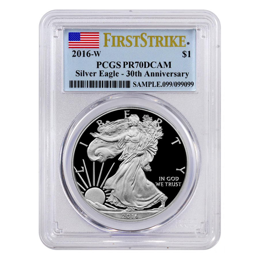 PCGS Graded American Silver Eagle Proof Coins-image