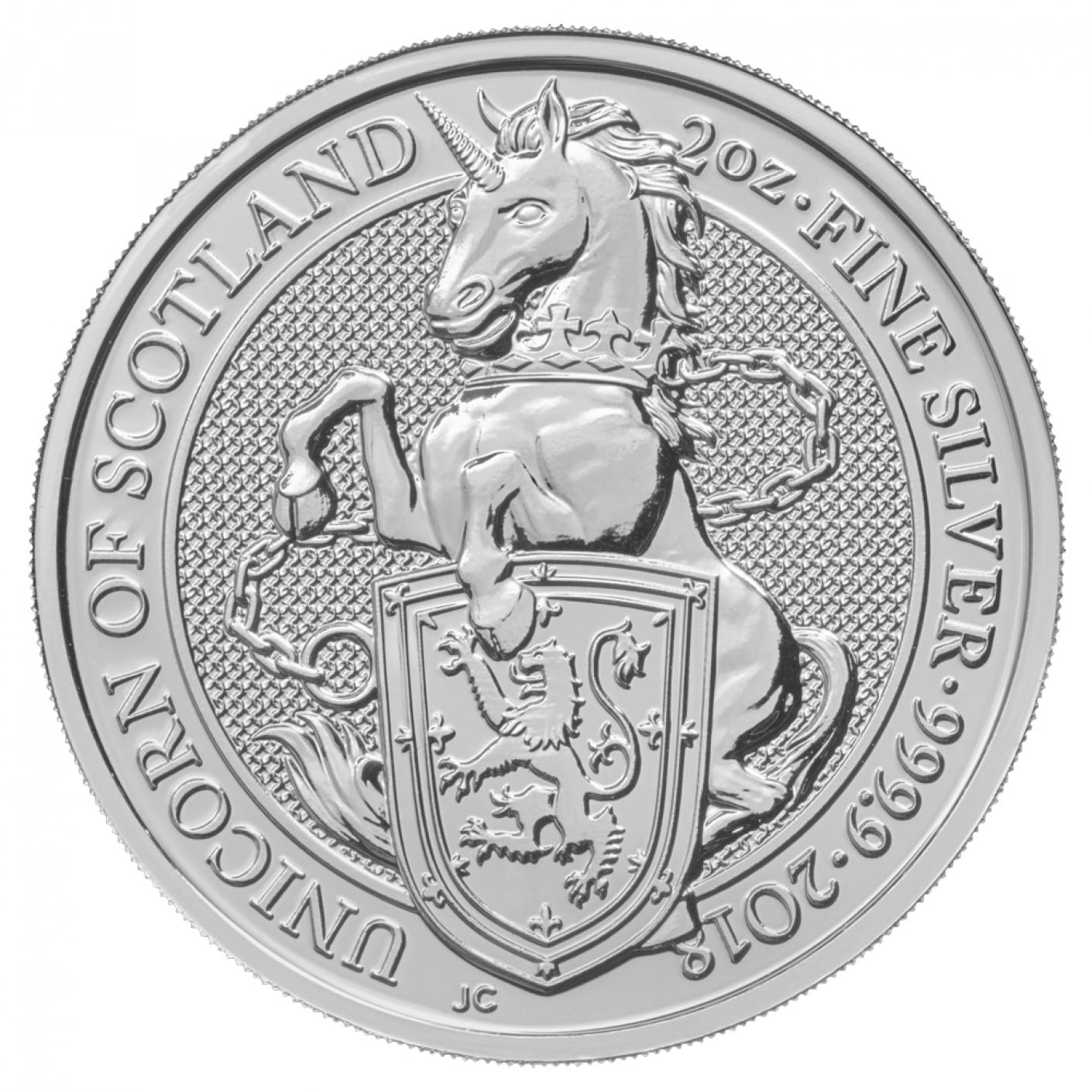 Royal Mint Silver Queen's Beast Coins