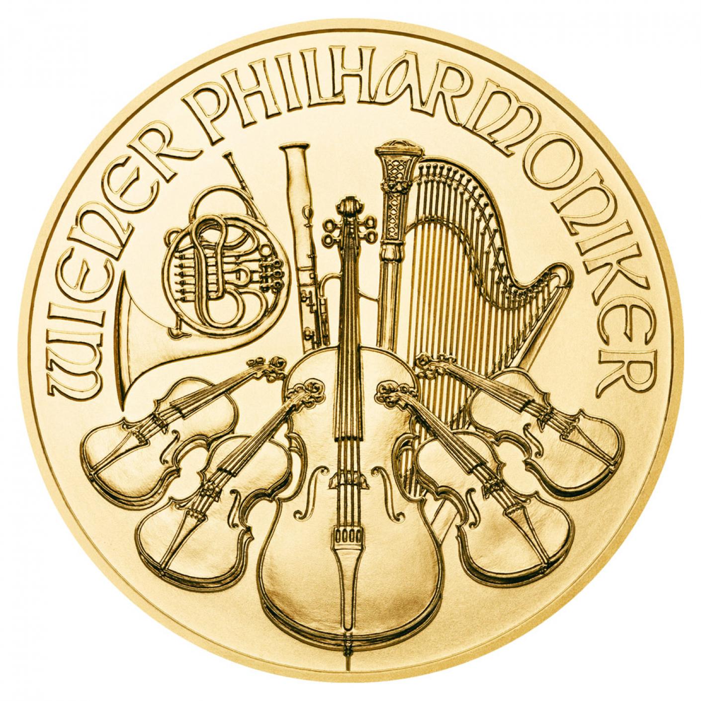 Austrian Gold Philharmonic Coins-image