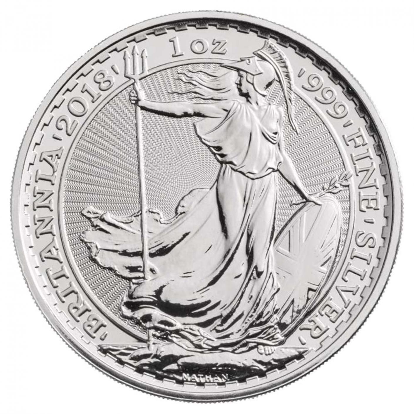 Royal Mint Silver Britannia Coins
