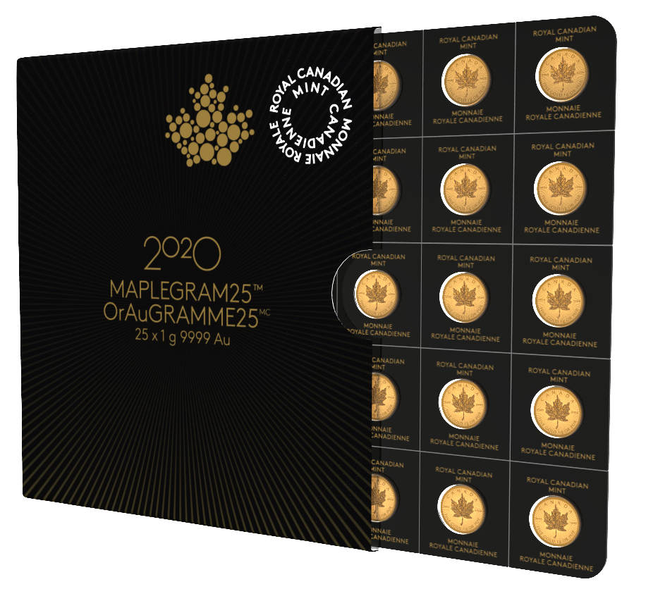 1 Gram Gold Maple Leaf Coins-image