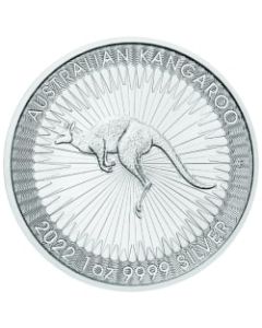 2022 1 oz Australian Silver Kangaroo Coin BU