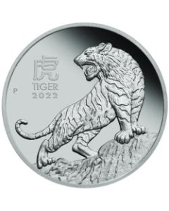 2022 1 oz Year of the Tiger Proof Platinum Coin | Perth Mint Lunar Series III