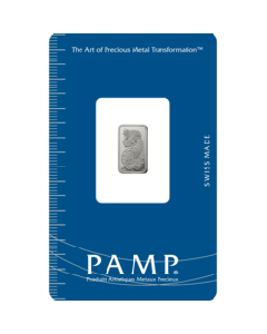 1 Gram Pamp Suisse Lady Fortuna Platinum Bar - In Assay