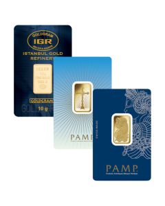 10 Gram Gold Bar - Random Design