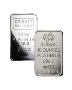 10 oz Generic Platinum Bars | Lowest Price Online
