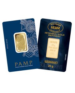 20 Gram Gold Bar - Random Design