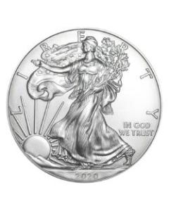 2020 American Silver Eagle Coin BU