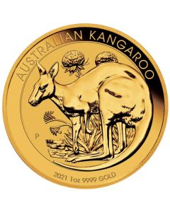 2021 1 oz Australian Gold Kangaroo Coin BU