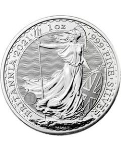 2021 1 oz Silver Britannia Coin BU