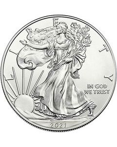 2021 1 oz American Silver Eagle Coin BU
