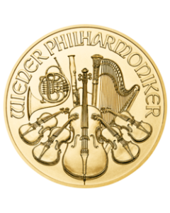 2022 1/2 oz Austrian Gold Philharmonic Coin BU