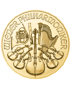 2022 1 oz Austrian Gold Philharmonic Coin BU