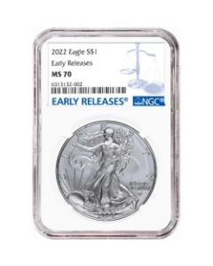 2022 NGC MS-70 Early Release American Silver Eagle Coin