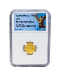 2022 1/10 oz NGC PF-70 Mexican Gold Libertad Proof Coin