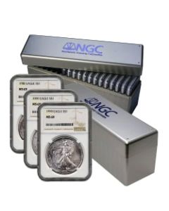1986-2022 NGC MS-69 US Silver Eagle 38 Coin Set