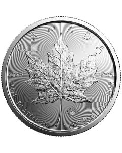 1 oz Canadian Platinum Maple Leaf Coin - Random Year