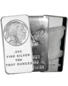 10 oz Silver Bullion Bars (Generic) | Lowest Price Online