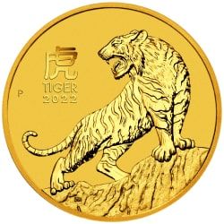 2022 1/20 oz Year of the Tiger Gold Coin | Perth Mint Lunar Series III