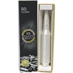 10 oz Silver Bullion Bullet .50 Caliber Replica