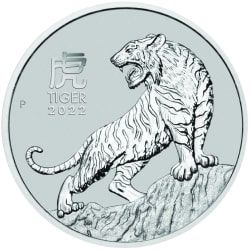 2022 1 oz Year of the Tiger Platinum Coin | Perth Mint Lunar Series III