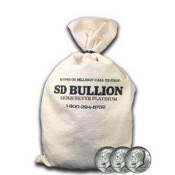$100 Face Bag - 90% US Silver Kennedy Half Dollars