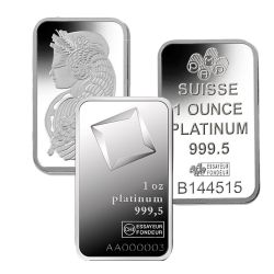 1 oz Platinum Bars - Secondary Market