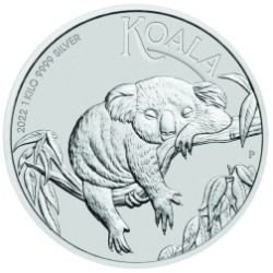 2022 1 Kilo Australian Koala Silver Coin BU