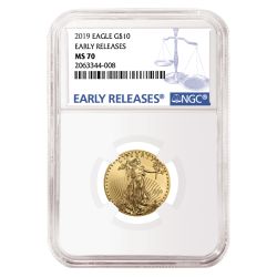 2019 1/4 oz NGC MS-70 Early Releases Gold American Eagle