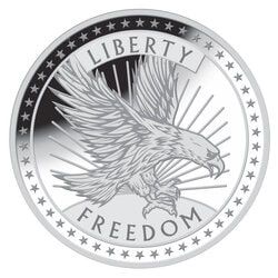 1/4 oz SD Bullion Silver Freedom Round