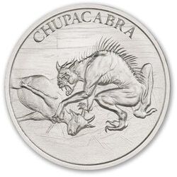 1 oz Intaglio Mint Chupacabra Silver Round | SD Bullion