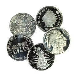 1 oz Silver Rounds - Generic