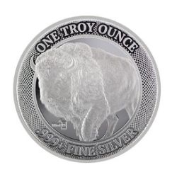 1 oz MintID Buffalo Silver Round (AES-128 Encrypted)