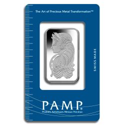 1 oz Pamp Suisse Platinum Bar - In Assay