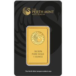 1 oz Perth Mint Gold Bar - In Assay