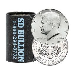 $10 Face - BU 90% US Silver Kennedy Half Dollars