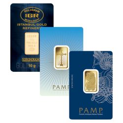 10 Gram Gold Bar - Random Design