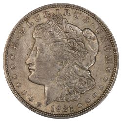 1921 Morgan Silver Dollars - VG+