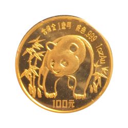 1986 1 oz Gold Chinese Panda Coin - In Original Mint Packaging