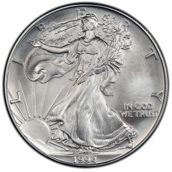 1994 American Silver Eagle Coin
