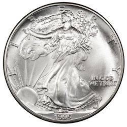 1995 American Silver Eagle Coin