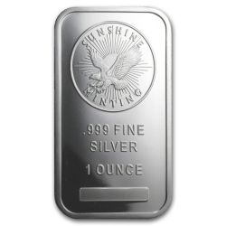 1 oz Sunshine Mint Silver Bar