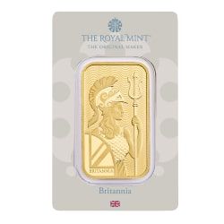 Buy 1 oz British Royal Mint Gold Britannia Bars | Lowest Price