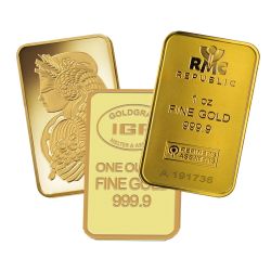1 oz Gold Bars - Our Choice Brand
