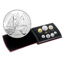 2021 100th Anniversary Bluenose Silver Dollar Set