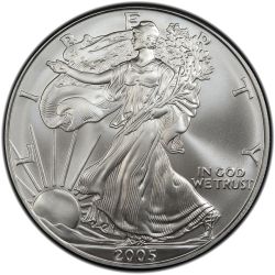 2005 American Silver Eagle Coin
