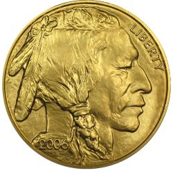 2006 1 oz Gold Buffalo Coin in Air-Tite - First Year of Issue